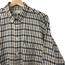 Load image into Gallery viewer, Aquascutum House Check Long Sleeved Shirt - Medium (M) PTP 23.25"