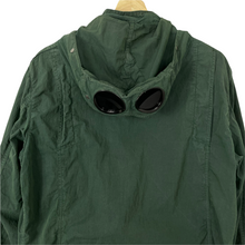 Load image into Gallery viewer, C.P Company Green Goggle Hooded Overshirt - Extra Large (XL) PTP 21.5"