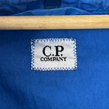 Load image into Gallery viewer, C.P Company Blue Goggle Hooded Overshirt - Triple Extra Large (XXXL) PTP 26"