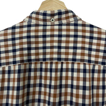 Load image into Gallery viewer, Aquascutum House Check Long Sleeved Shirt - Large (L) PTP 21"
