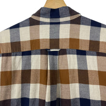 Load image into Gallery viewer, Aquascutum Block Check Flannel Long Sleeved Shirt - Large (L) PTP 21.5"