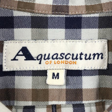 Load image into Gallery viewer, Aquascutum House Check Short Sleeved Shirt - Medium (M) PTP 24"