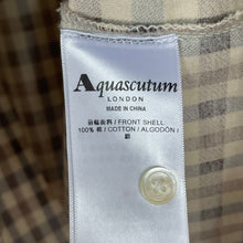 Load image into Gallery viewer, Aquascutum x Supreme House Check Long Sleeved Polo - Medium (M) PTP 21.25"