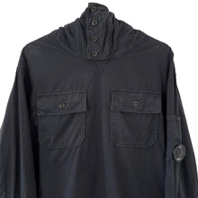 Load image into Gallery viewer, C.P Company Black Pullover Hooded Lens Smock - Large (L) PTP 23"