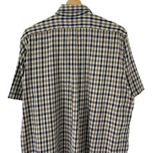Load image into Gallery viewer, Aquascutum House Check Short Sleeved Shirt - Large (L) PTP 24.75"