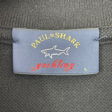 Load image into Gallery viewer, Paul and Shark Black Long Sleeved Polo - Large (L) PTP 21"