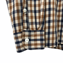 Load image into Gallery viewer, Aquascutum House Check Long Sleeved Shirt - Large (L) PTP 22"