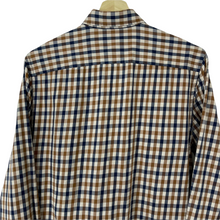Load image into Gallery viewer, Aquascutum House Check Long Sleeved Shirt - Small (S) PTP 20"