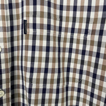 Load image into Gallery viewer, Aquascutum House Check Short Sleeved Shirt - Medium (M) PTP 23"