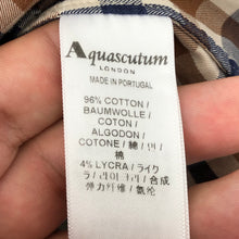 Load image into Gallery viewer, Aquascutum House Check Short Sleeved Shirt - Extra Large (XL) PTP - 22.5"