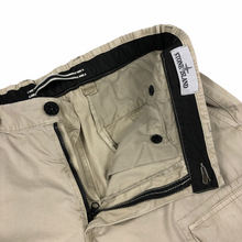 Load image into Gallery viewer, Stone Island Beige Bermuda Cargo Shorts - W 32"