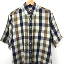 Load image into Gallery viewer, Aquascutum Block Check Short Sleeved Shirt - Large (L) PTP 24.5"