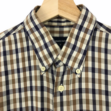 Load image into Gallery viewer, Aquascutum House Check Long Sleeved Shirt - Medium (M) PTP 22.5"