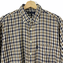 Load image into Gallery viewer, Aquascutum House Check Short Sleeved Shirt - Extra Large (XL) PTP 24.5"