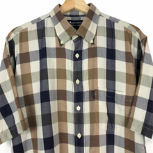 Load image into Gallery viewer, Aquascutum Block Check Short Sleeved Shirt - Extra Large (XL) PTP 23.5"