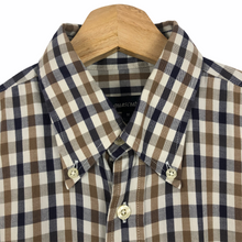 Load image into Gallery viewer, Aquascutum House Check Long Sleeved Shirt - Medium (M) PTP 23.5"