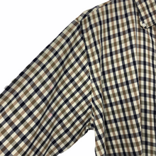 Load image into Gallery viewer, Aquascutum House Check Long Sleeved Shirt - Large (L) PTP 24.5"