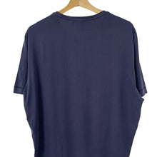 Load image into Gallery viewer, Aquascutum Navy / House Check Short Sleeved T-Shirt - Large (L) PTP 22.5"
