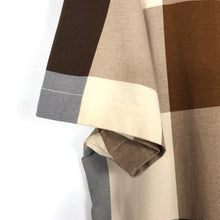 Load image into Gallery viewer, Aquascutum Block Check Short Sleeved Polo - Medium (M) PTP 20.25"