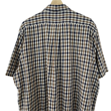 Load image into Gallery viewer, Aquascutum House Check Short Sleeved Shirt - Extra Large (XL) PTP 26.5"