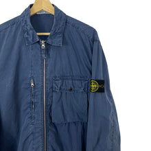 Load image into Gallery viewer, Stone Island Navy Blue Pocket Overshirt - Extra Large (XL) PTP 23"