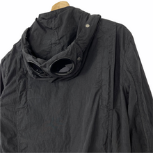 Load image into Gallery viewer, C.P Company Black Goggle Hooded Overshirt - Large (L) PTP 21"