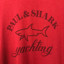 Load image into Gallery viewer, Paul and Shark Red Short Sleeved Logo T-Shirt - Large (L) PTP 20.25"