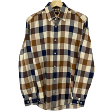 Load image into Gallery viewer, Aquascutum Block Check Long Sleeved Shirt - Small (S) PTP 20.25"