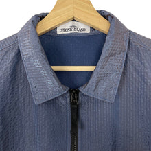 Load image into Gallery viewer, Stone Island Blue Weft Nylon Seersucker TC Overshirt - Extra Large (XL) PTP 24"