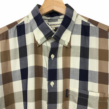 Load image into Gallery viewer, Aquascutum Block Check Short Sleeved Shirt - Large (L) PTP 24.5"