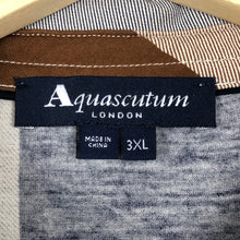 Load image into Gallery viewer, Aquascutum Block Check Short Sleeved Polo - Triple Extra Large (XXXL) PTP 25"