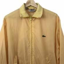 Load image into Gallery viewer, Vintage Lacoste Izod Yellow Full Zip Up Jacket - Large (L) PTP 24"