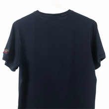 Load image into Gallery viewer, Paul and Shark Navy Short Sleeved Logo T-Shirt - Medium (M) PTP 19.5"