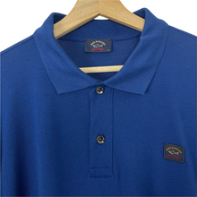 Load image into Gallery viewer, Paul and Shark Blue Long Sleeved Polo - Extra Large (XL) PTP 23"