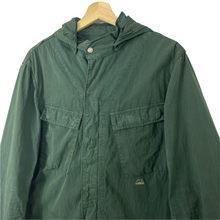Load image into Gallery viewer, C.P Company Green Goggle Hooded Overshirt - Extra Large (XL) PTP 21.5"