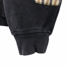 Load image into Gallery viewer, Aquascutum Navy / Check Crew Neck Sweater - Double Extra Large (XXL) PTP 25.75"