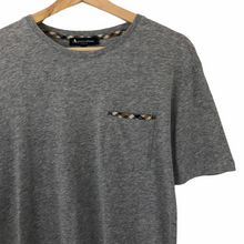 Load image into Gallery viewer, Aquascutum Grey Short Sleeved Pocket T-Shirt - Medium (M) PTP 21"