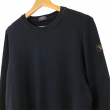Load image into Gallery viewer, Paul and Shark Navy Crew Neck Logo Sweater - Medium (M) PTP 20"