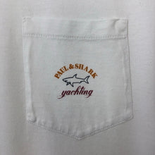 Load image into Gallery viewer, Paul and Shark White Short Sleeved Pocket T-Shirt - Medium (M) PTP 19.5"