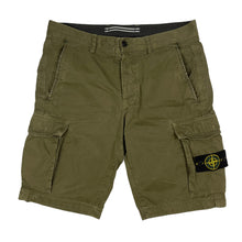 Load image into Gallery viewer, Stone Island Khaki Bermuda Cargo Shorts - W 30"