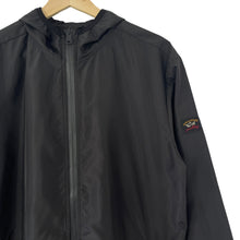 Load image into Gallery viewer, Paul and Shark Black Lightweight Hooded Jacket - Large (L) PTP 23"