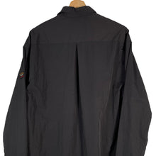 Load image into Gallery viewer, Paul and Shark Navy Econyl Nylon Metal Overshirt - Large (L) PTP 23.5&quot;
