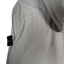 Load image into Gallery viewer, Stone Island Grey Double Pocket Lightweight Hooded Overshirt - Large (L) PTP 22&quot;
