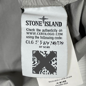 Stone Island Grey Double Pocket Lightweight Hooded Overshirt - Large (L) PTP 22"