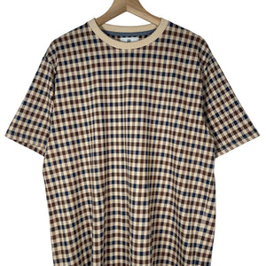 Aquascutum House Check Short Sleeved T-Shirt - Extra Large (XL) PTP 22"