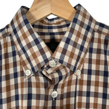Load image into Gallery viewer, Aquascutum House Check Long Sleeved Shirt - Medium (M) PTP 20&quot;
