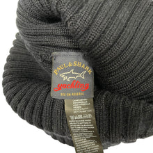 Load image into Gallery viewer, Paul and Shark Bretagne Navy 100% Wool Ribbed Beanie Hat - One Size Fits All

