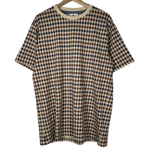 Aquascutum House Check Short Sleeved T-Shirt - Extra Large (XL) PTP 22"