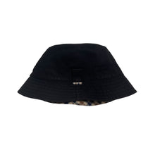 Load image into Gallery viewer, Aquascutum House Check / Navy Reversible Bucket Hat - One Size Fits All
