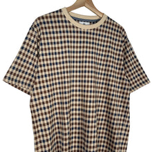 Load image into Gallery viewer, Aquascutum House Check Short Sleeved T-Shirt - Extra Large (XL) PTP 22&quot;
